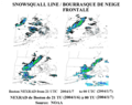 Snowsquall line/Bourrasque de neige frontale