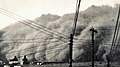 Dust storm approaching Spearman, Texas April 14, 1935