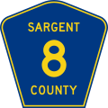 osmwiki:File:Sargent County Route 8 ND.svg