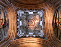 Decorations on the crossing at Canterbury Cathedral, England