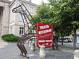 Deutsch: Am Theater in Meiningen, Thüringen