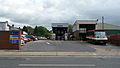 English: The Wilts & Dorset bus depot in Salisbury, Wiltshire. It is situated off Castle Street.