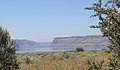 The Columbia passes south through the Wallula Gap.