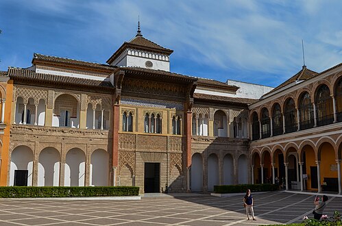 Fachada del palacio y Casa de la Contratación