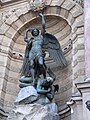 St Michael's Fountain, on Boulevard Saint-Michel, Paris