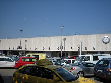 Català: Estació del ferrocarril de Girona. Français : Gare de Girone English: Train station of Girona Italiano: Stazione ferroviaria di Girona.