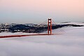 48 Golden Gate Bridge at sunset 1 uploaded by Mbz1, nominated by ברוקולי