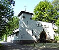 ehemalige Kapelle des Jugendheims Maria im Tann, profaniert 1976, jetzt Mehrzweckhalle