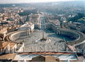 San Peter Square seen from the top of St. Peter's Basilica