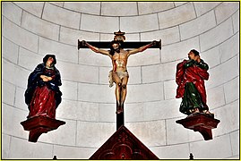 Calvary of the Penitential Chapel (gospel side), unknown artist (17th-century).