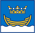 Suomi: Lippu (käytetään vain juhlatarkoituksessa) Svenska: Flagga (används endast vid festligheter) English: Ceremonial-only flag (rarely used)