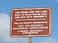 Entrance sign at Mount Soledad