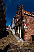Alkmaar - Fnidsen - Sint Annastraat - View NE along Sint Annastraat 12 - Renaissance architecture.jpg