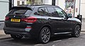 * Nomination: 2018 BMW X3 xDrive30d M Sport Automatic 3.0 Rear Taken in Leamington Spa --Vauxford 16:49, 2 December 2018 (UTC) * Review The rear section is good, but the badges on the front right are a bit b -lurry. --Johannes Maximilian (Talk) 22:57, 3. Dec. 2018 (CET)