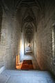 Conclave walkway, Pope palace in Avignon, France