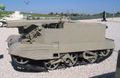 A flamethrower-equipped variant of the Universal Carrier in Yad la-Shiryon Museum, Israel.