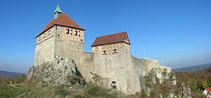 Burg Hohenstein - Ansicht der Oberburg (Oktober 2008)