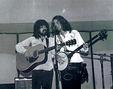 The Byrds Clarence White and Rober McGuinn 1972.jpg