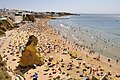 Busy beach.