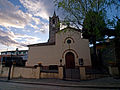 Església de Sant Joan de Campins al capvespre