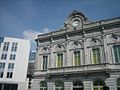 Enterance to EP Brussels, former train station, 2007.