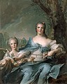 Portrait of the Duchess of Parma and her Daughter Isabelle by Jean-Marc Nattier (1750) Washington, D.C., Hillwood Museum Portrait de la duchesse de Parme et de sa fille Isabelle par Jean-Marc Nattier (1750) Washington, Hillwood Museum Портрет герцогини Пармской с дочерью Изабеллой работы Жана-Марка Натье (1750 г.) Вашингтон, Музей Хилвуд