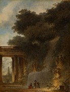 Jean-Honoré Fragonard (1732–1806), The Cascade, c. 1775.jpg