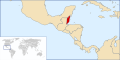 Location map for Belize