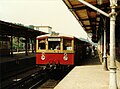 S-Bahn in BVG-Verwaltung (Berliner Verkehrsbetriebe, West-Berlin). Wannsee Juni 1984