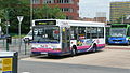 English: First Berkshire & The Thames Valley 43833 (W933 JNF), a Dennis Dart SLF/Plaxton Pointer 2 MPD, in Bracknell bus station, Bracknell, Berkshire, laying over between duties on route 171.