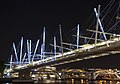 Kurilpa Bridge with William Jolly Bridge in background.