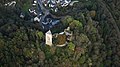 dreieckiger Bergfried von Burg Grenzau, Rheinland-Pfalz