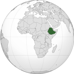 Map of Ethiopia