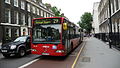 English: Arriva London North MA138 (BX55 FWZ), a Mercedes-Benz Citaro, in Gower Street, London, on route 29.