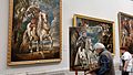Copista trabajando ante un cuadro de Rubens en el Museo del Prado (Madrid) en 2016.