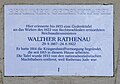 Walther Rathenau, Hedemannstraße 12, Kreuzberg