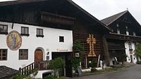 Deutsch: Haus in Igls bei Innsbruck, Österreich