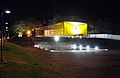 Mausoleum of Marshal Castelo Branco at night.