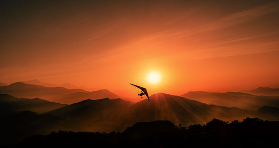 View from Sarangkot to Annapurna Conservation Area by User:Q-lieb-in.