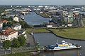 Ferry and fish harbour