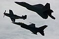 P-51 Mustang, F-22 Raptor, & F-16 Fighting Falcon