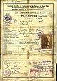 1920 special passport issued to those living in the region during the Upper Silesian plebiscite