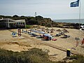 Blue flag beach.