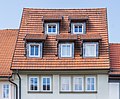 * Nomination Dormer windows of the building at Schlossberg 6 in Gotha, Thuringia, Germany. --Tournasol7 06:34, 29 April 2020 (UTC) * Promotion  Support Good quality. --ArildV 06:37, 29 April 2020 (UTC)