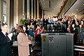 English: Hilda Solis, United States Secretary of Labor arrives at the Frances Perkins Building