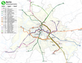 newer map, inclusive U-Bahn and tramway lines