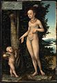 Lucas Cranach the Elder: Venus and Amor as honey thieves, 1534
