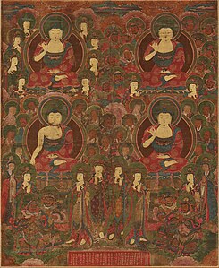 Gathering of Four Buddhas - Google Art Project