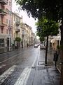 Corso Trieste sotto la pioggia / Corso Trieste under the rain