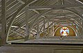 The supporting structure of the roof of St. John's Cathedral, Belize City